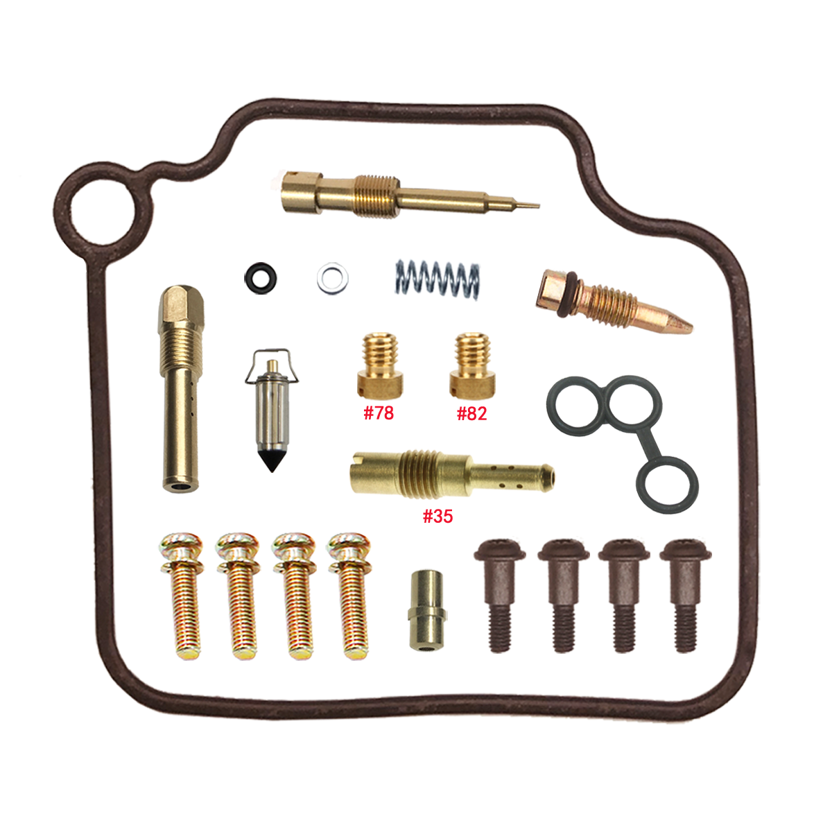 Piaggio Piaggio ET4 125/Liberty 1996-2004 Carburetor Rebuild Kit